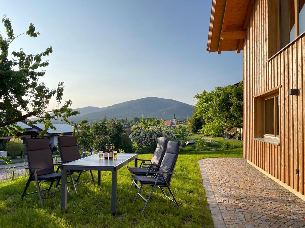 Bayerwald Chalet Kaitersberg Mit Sauna, Sonnenterrasse Und Garten Arnbruck Exterior foto